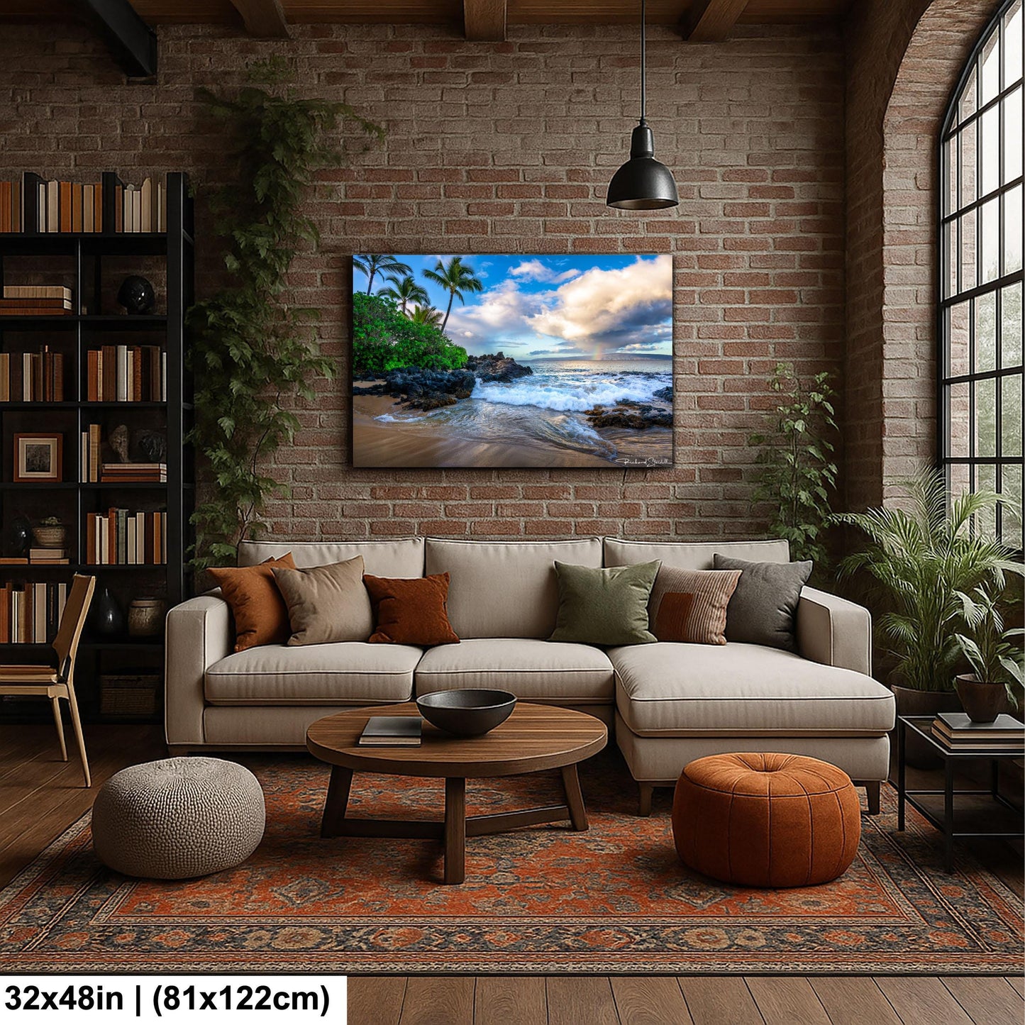 Maui Secret Beach Photo Print - Premium Ocean Wall Decor | Sunrise Beach Art