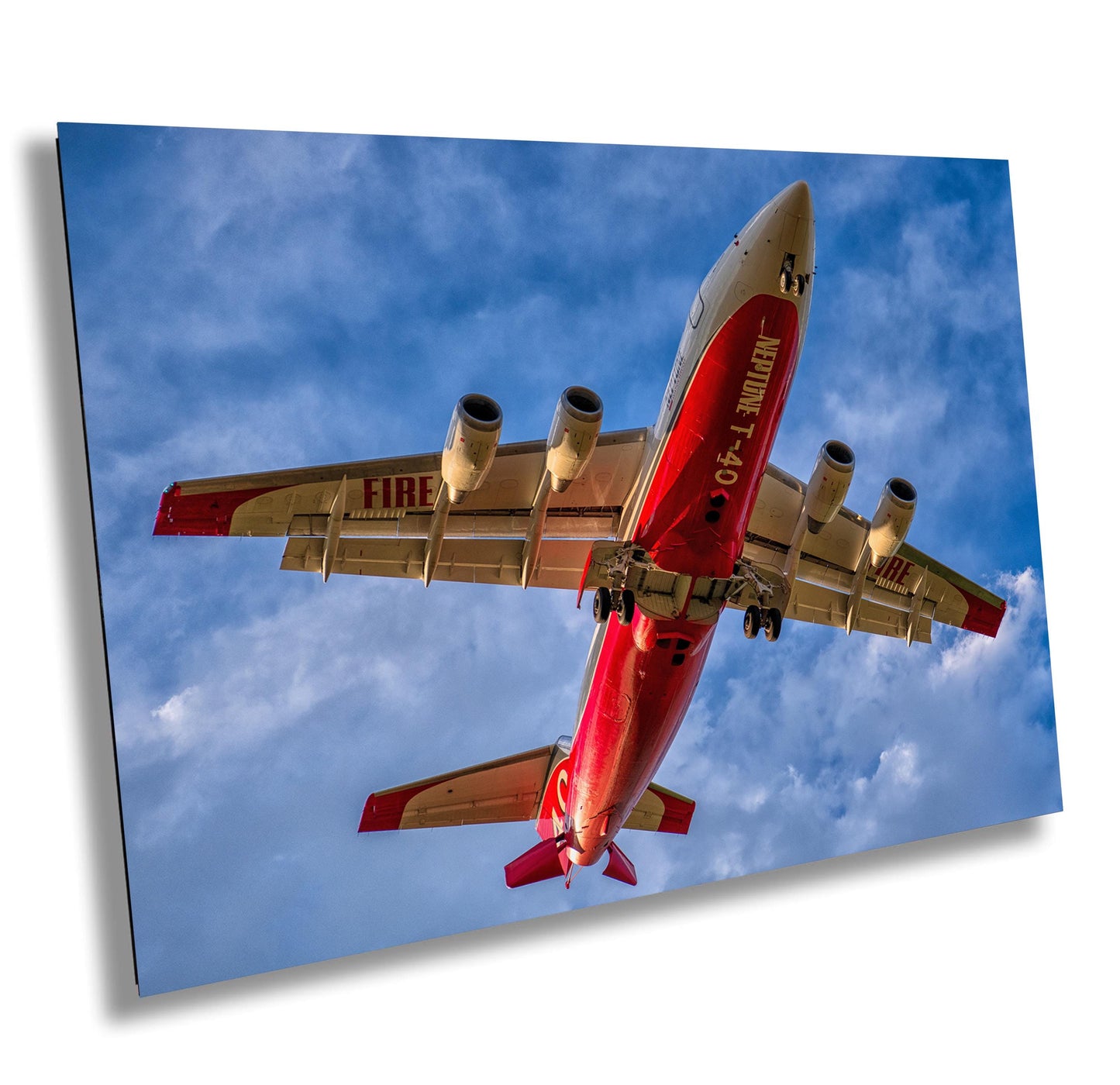 Firefighting Airplane Wall Art – Bold Aviation Wall Decor Featuring Neptune T-40 Print