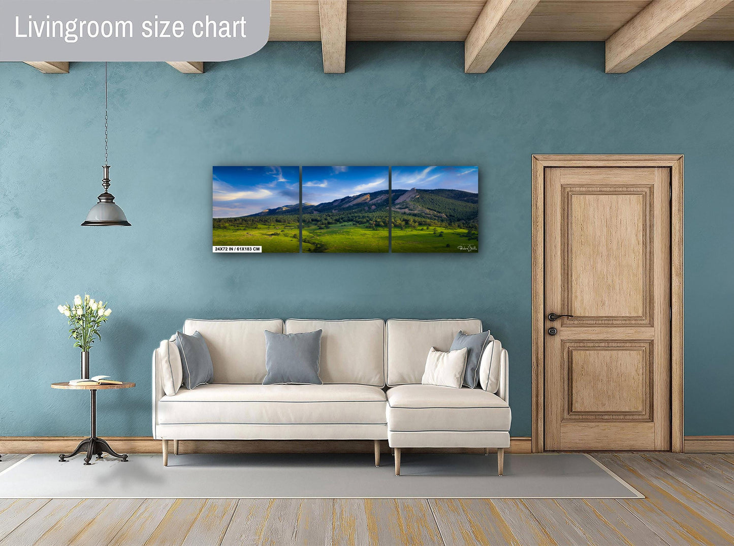 Boulder Flatirons Sunset – Colorado Canvas Art | Mountain Wall Decor Print