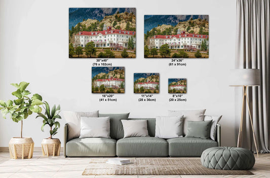 Stanley Hotel Art Print - Rocky Mountain Artwork | Estes Park Wall Decor