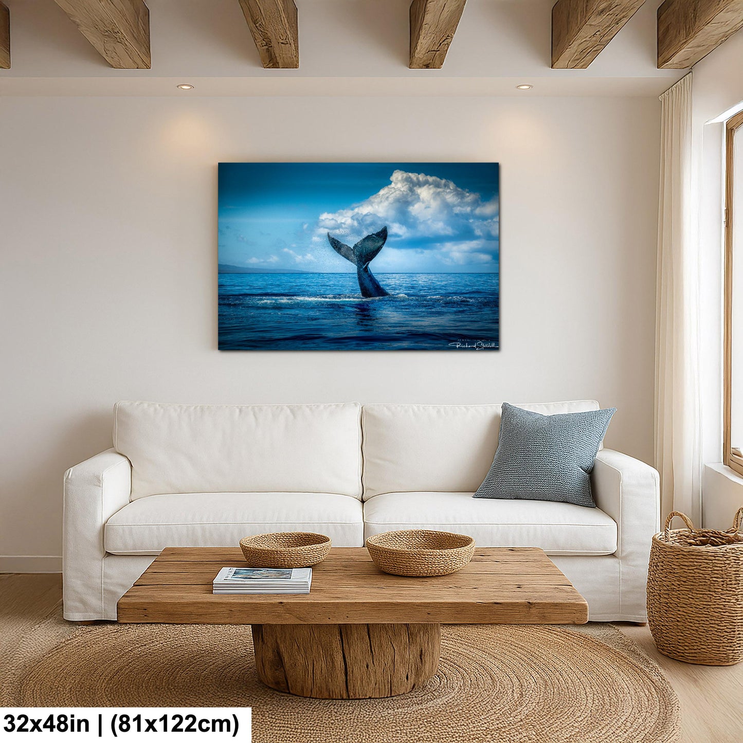 Humpback Whale Wall Art – Ocean Photo Print | Premium Photo Paper Decor