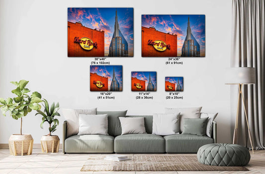 Nashville Photo Print: Iconic Skyline View (Ready to Frame)