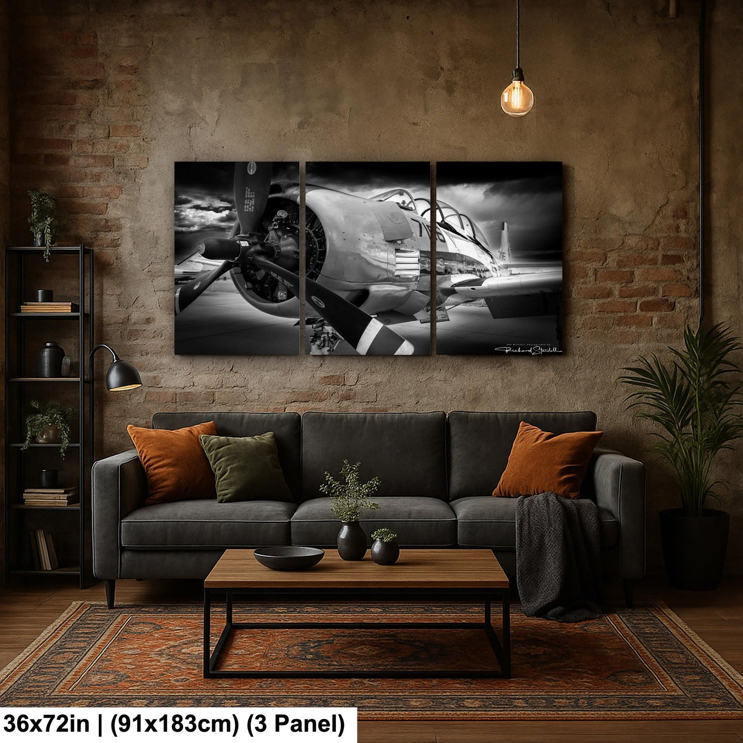 Vintage Airplane Print - Retro Aviation Decor | Acrylic Flight Art Wall