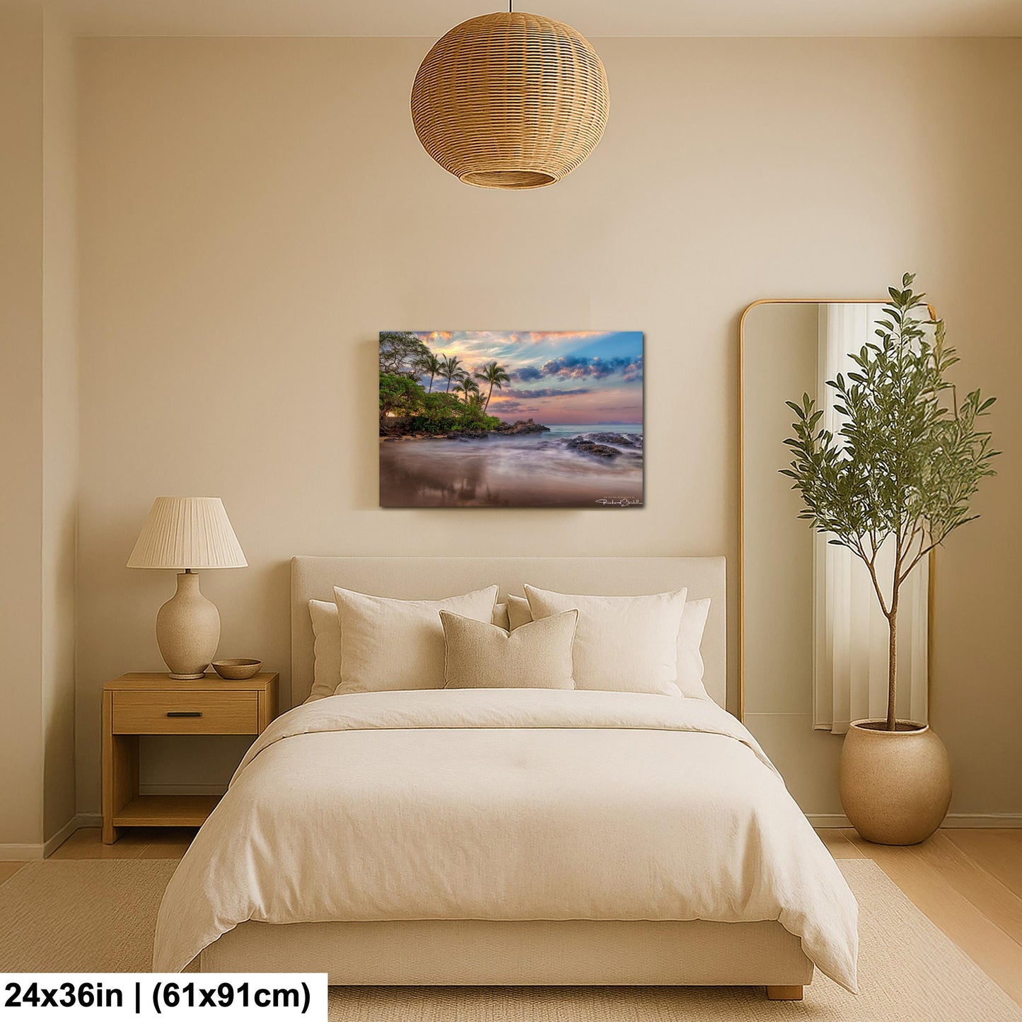 Maui Secret Beach Print - Premium Wall Print & Ready To Hang Canvas Wall Decor