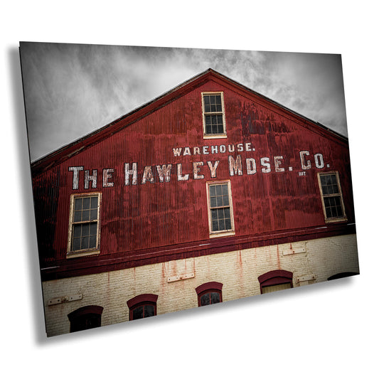 Vintage Warehouse Photo Print – Central City Colorado Historic Building Wall Art