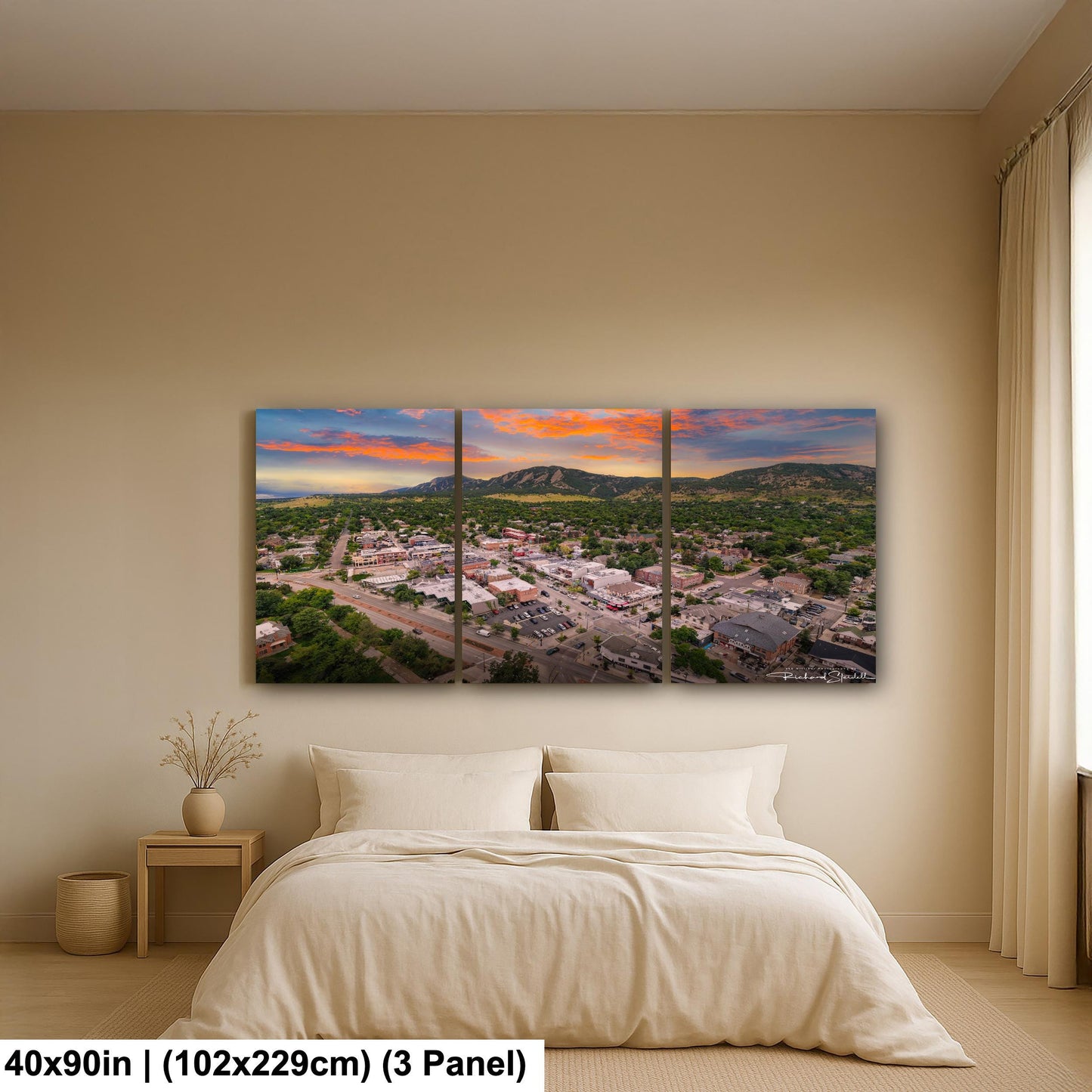 CU Boulder Wall Art – Flatirons Mountain Art | Ready To Hang Canvas Print