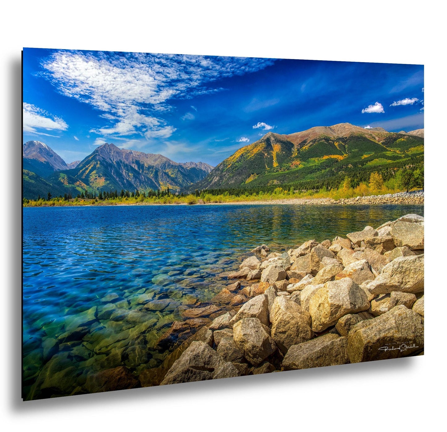 Twin Lakes Colorado Wall Art: Mountain Landscape Canvas or Metal