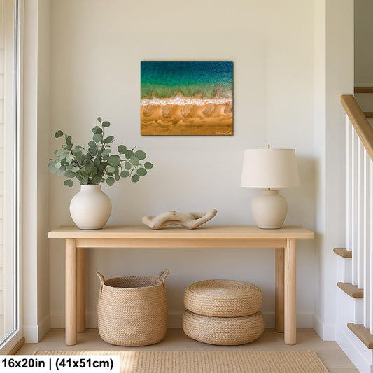 Ocean Wave Photography: Coastal Wall Art (Canvas or Metal Prints)