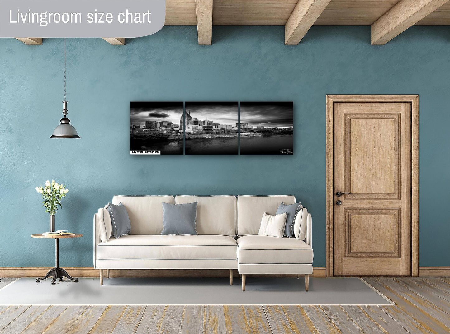 Nashville Skyline Photo Print - Cityscape Wall Art | Music City Photography Gift