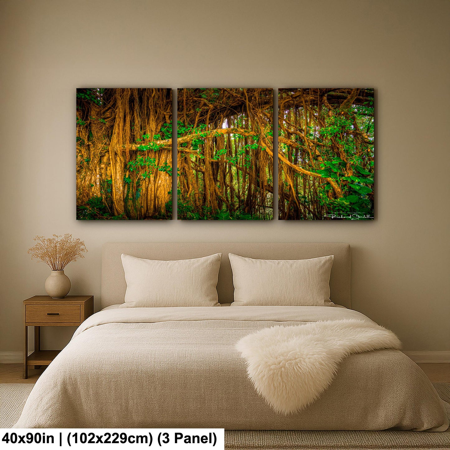 Tropical Maui Wall Art -Tree Forest Photo Print