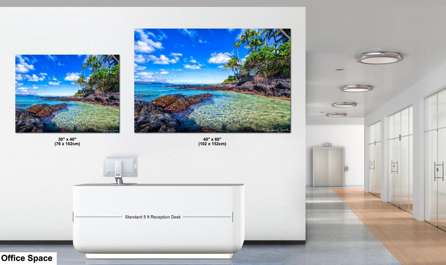 Maui Secret Beach Print - Premium Ocean Wall Decor | Sunrise Photo Art