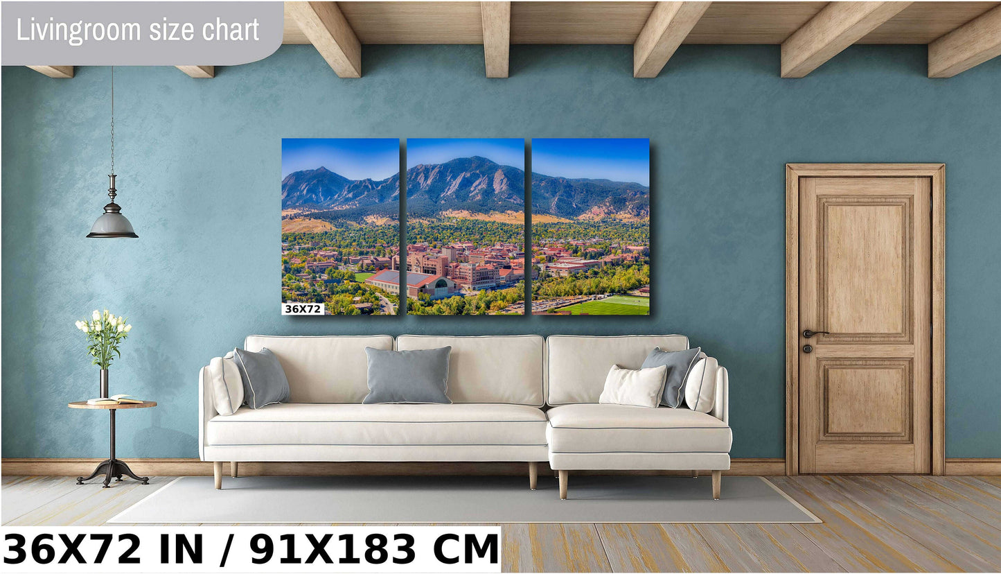 Folsom Field Wall Art - Boulder Colorado Decor | CU Buffs Canvas Print