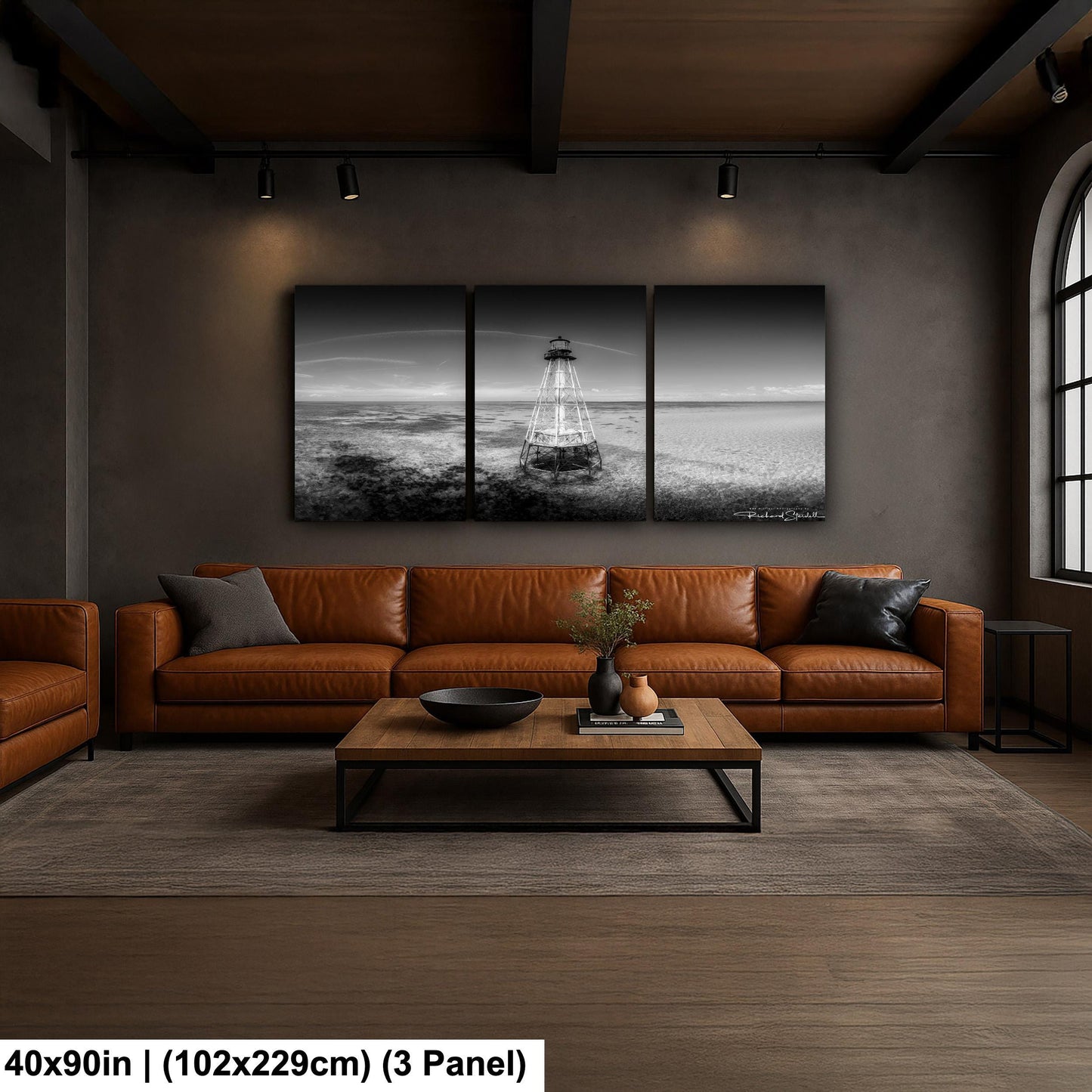 Florida Keys Lighthouse Print, Alligator Reef, Islamorada (Coastal Wall Art)