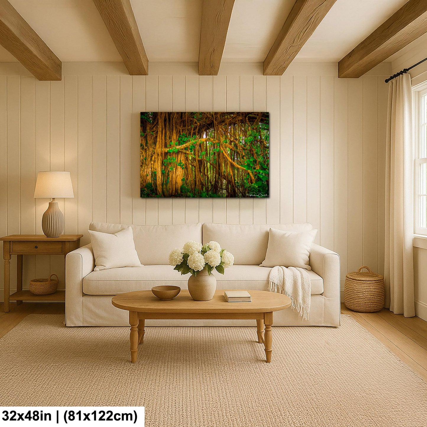 Tropical Maui Wall Art -Tree Forest Photo Print