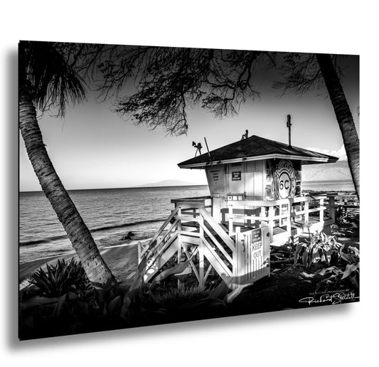 Maui Lifeguard Photo Print - Coastal Wall Art | Ready to Hang Canvas, Premium Paper