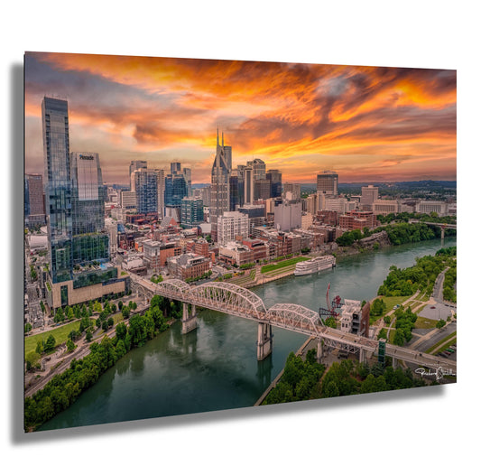 Nashville Skyline Print - Cityscape Wall Art | Modern Home Decor | Gift Idea