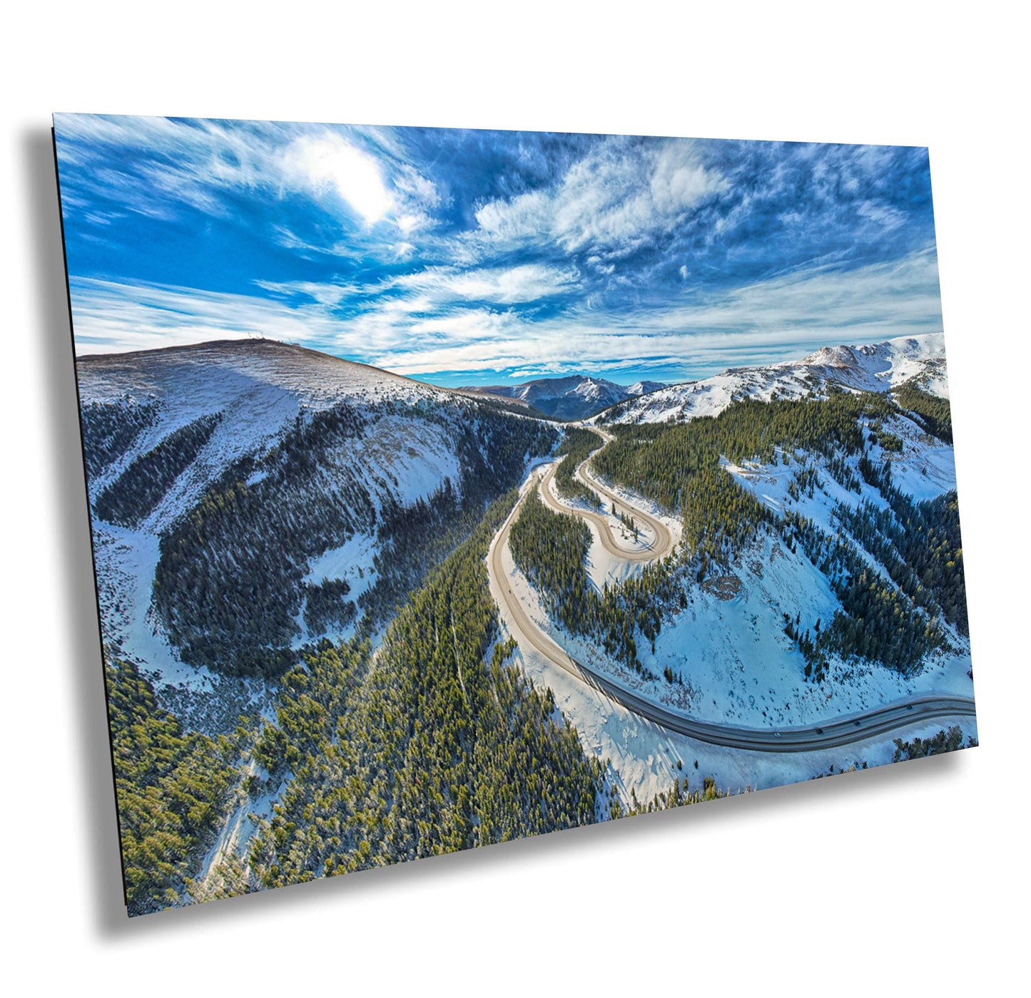 Berthoud Pass Wall Art - Scenic Colorado Mountain Print | Winter Landscape Photo Canvas