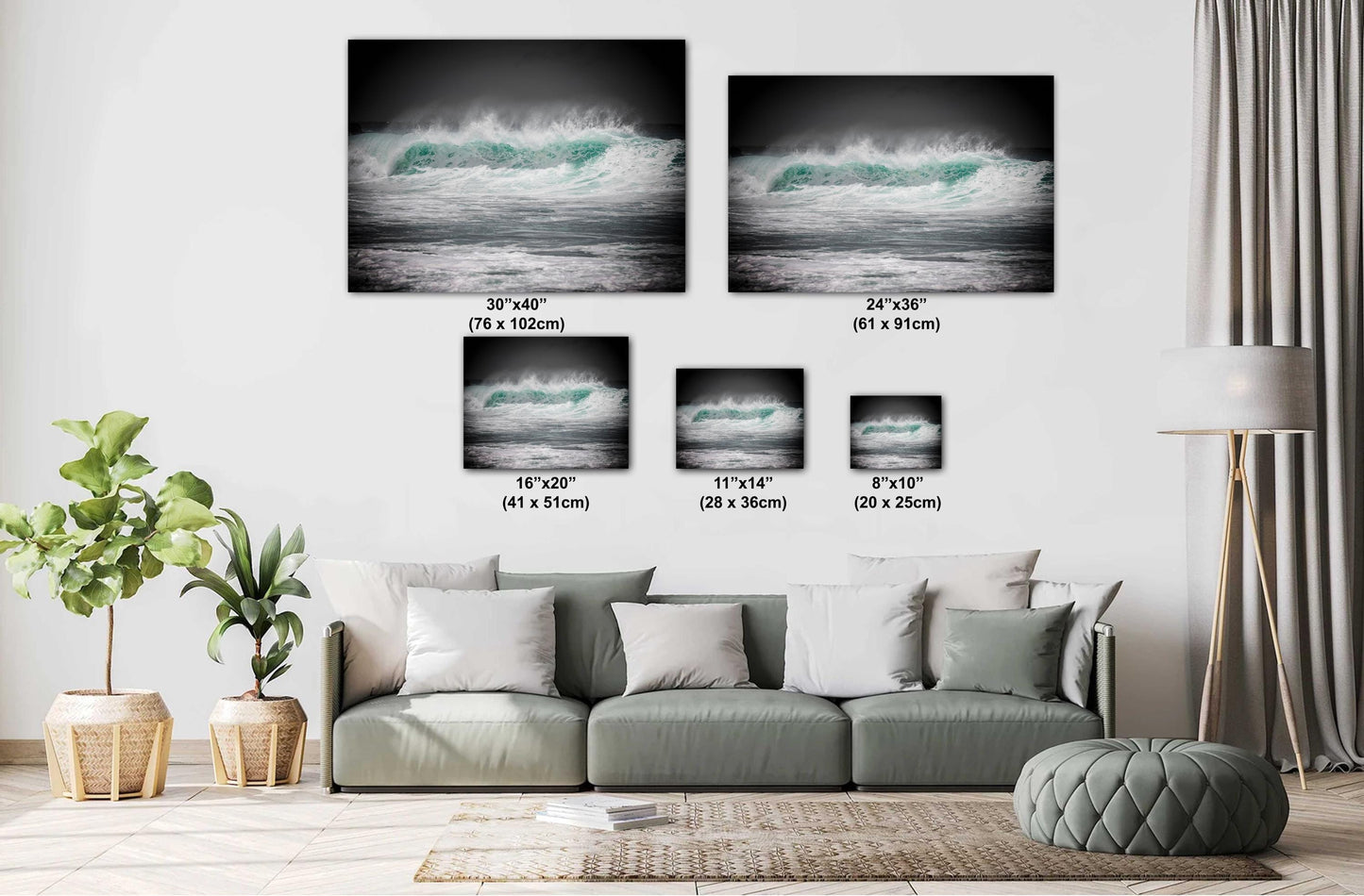 Maui Surf Wall Art – Vivid Ocean Wave Photography | Coastal Home Art Print
