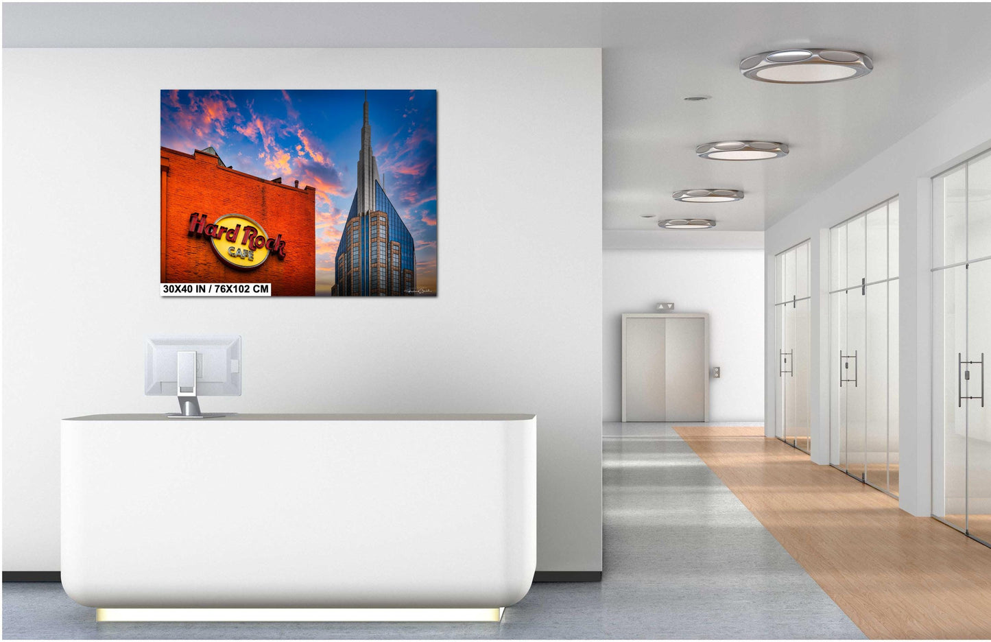 Nashville Photo Print: Iconic Skyline View (Ready to Frame)