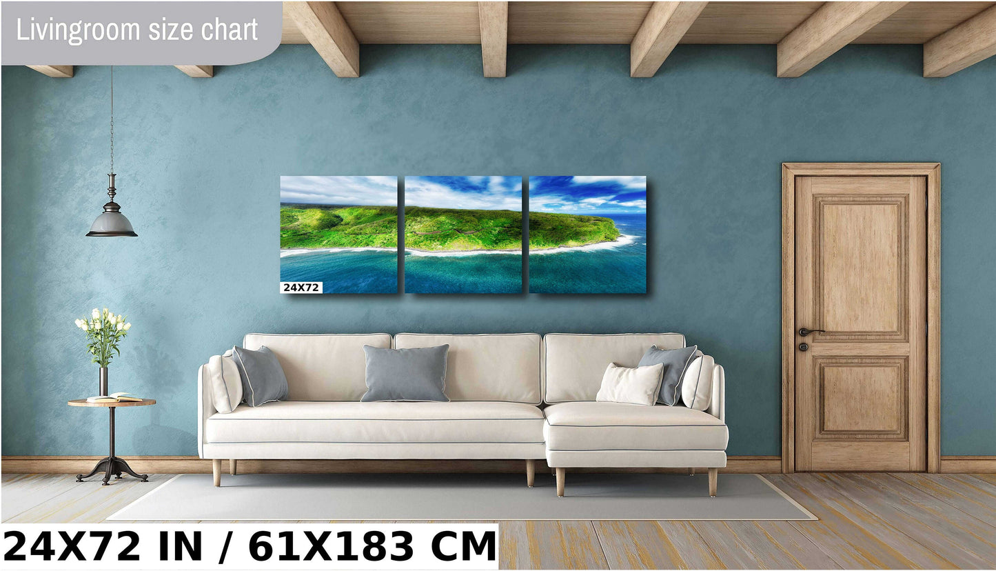 Maui Wall Art - Hawaiian Coastal Decor | Tropical Beach Print on Premium Photo Paper