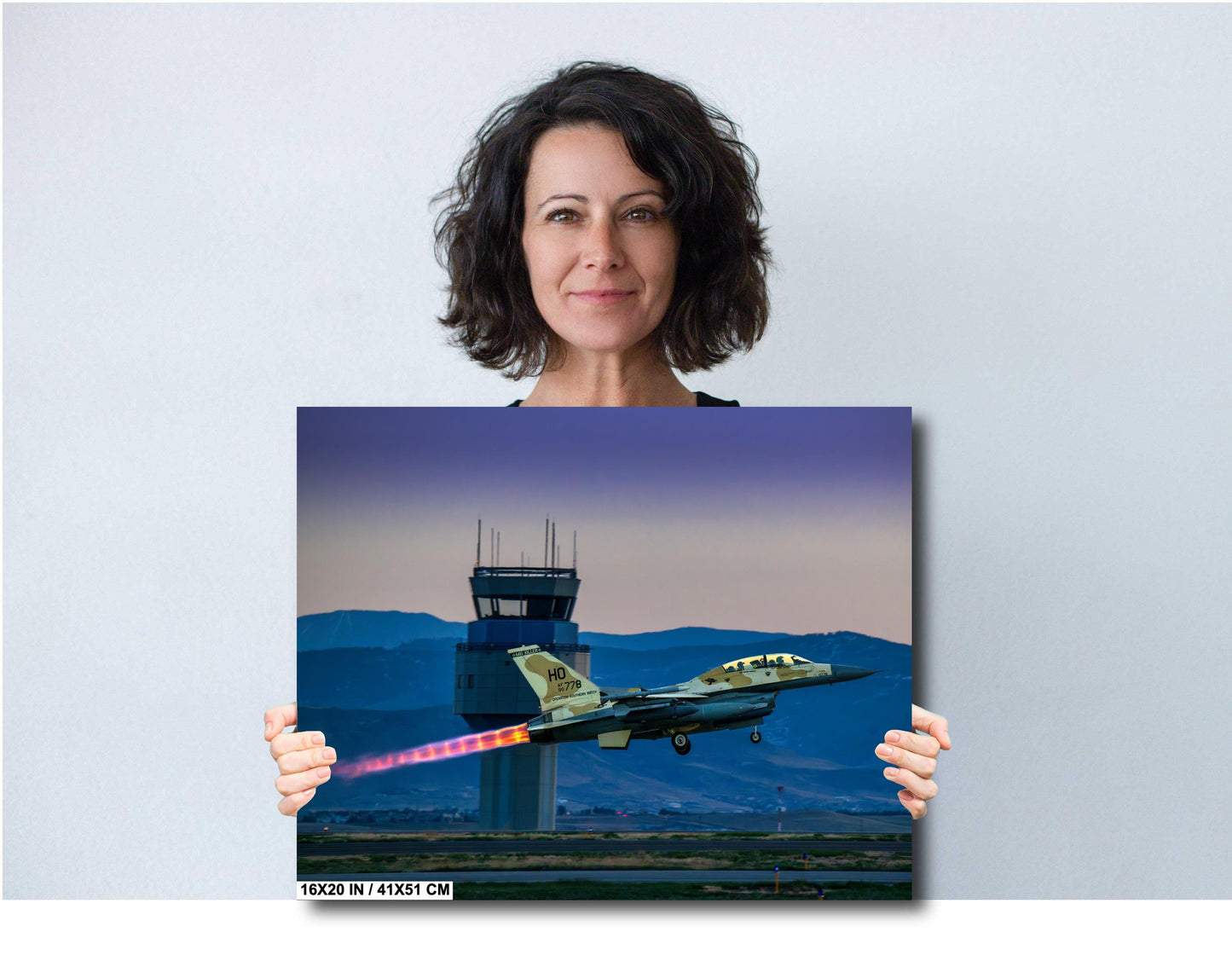 F-16 Wall Art – Fighter Jet Decor | Military Aircraft Art | Unique Home Artwork