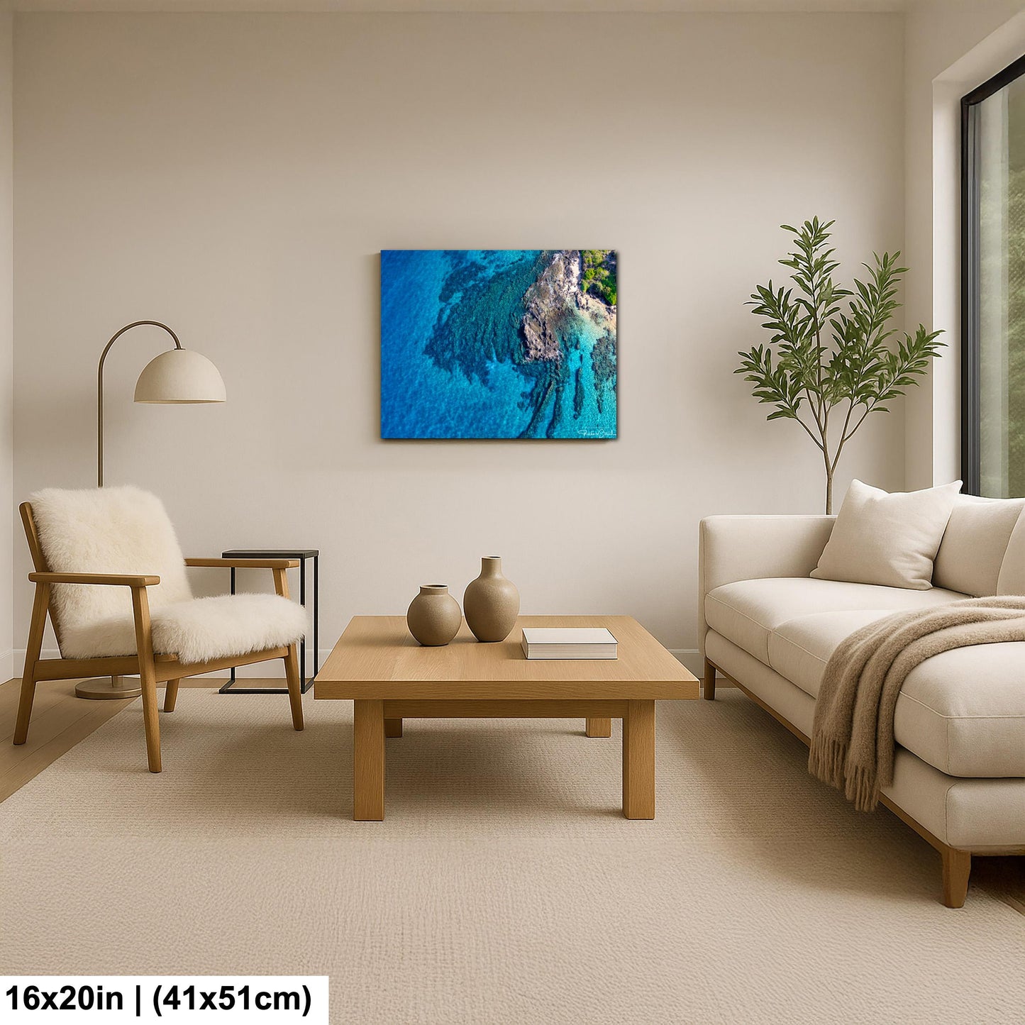 Ocean Reef Photography - Vibrant Coastal Art on Premium Photo Paper Print