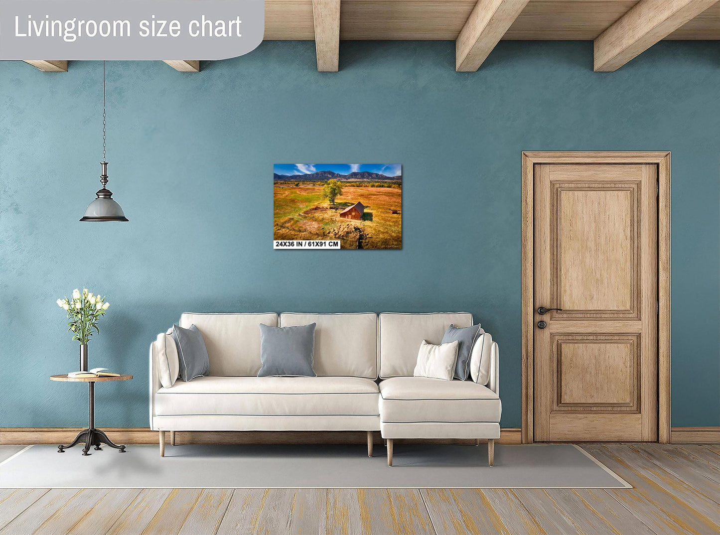 Boulder Flatirons Wall Art – Colorado Canvas Print | Metal Wall Decor, UV Resistant