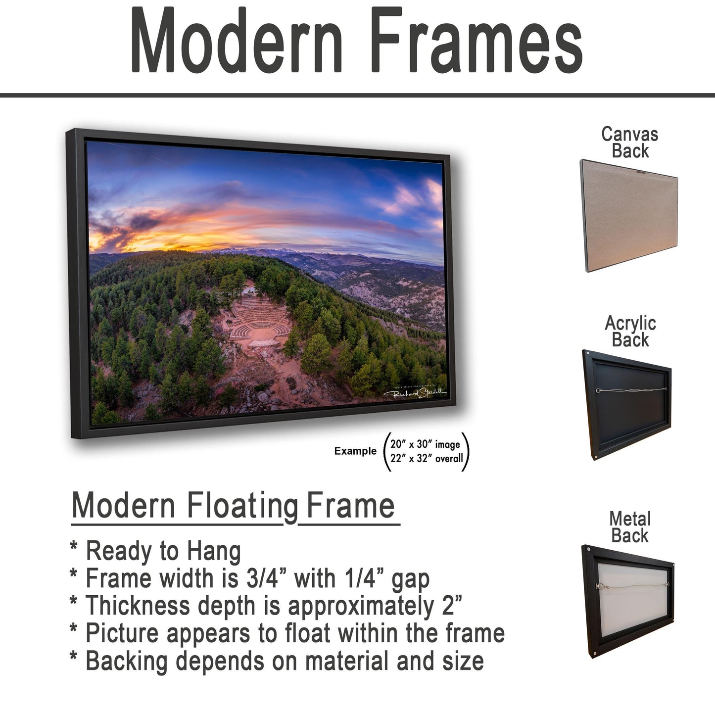 Boulder Sunrise Amphitheater Print: (Canvas, Metal or Acrylic)