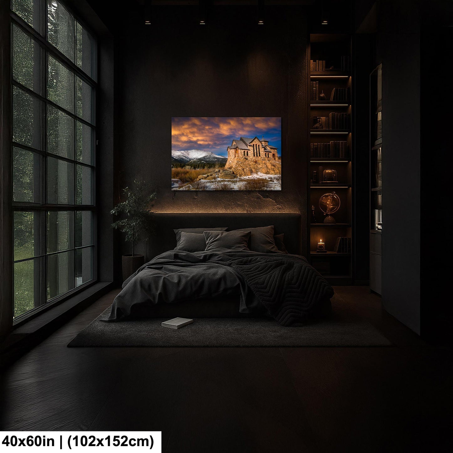 Rocky Mountain Chapel Print: Colorado Nature Wall Art (Canvas, Metal or Paper)