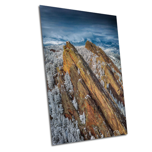 Boulder Flatirons Wall Art – Colorado Mountain Decor | Ready To Hang Canvas & Metal Print