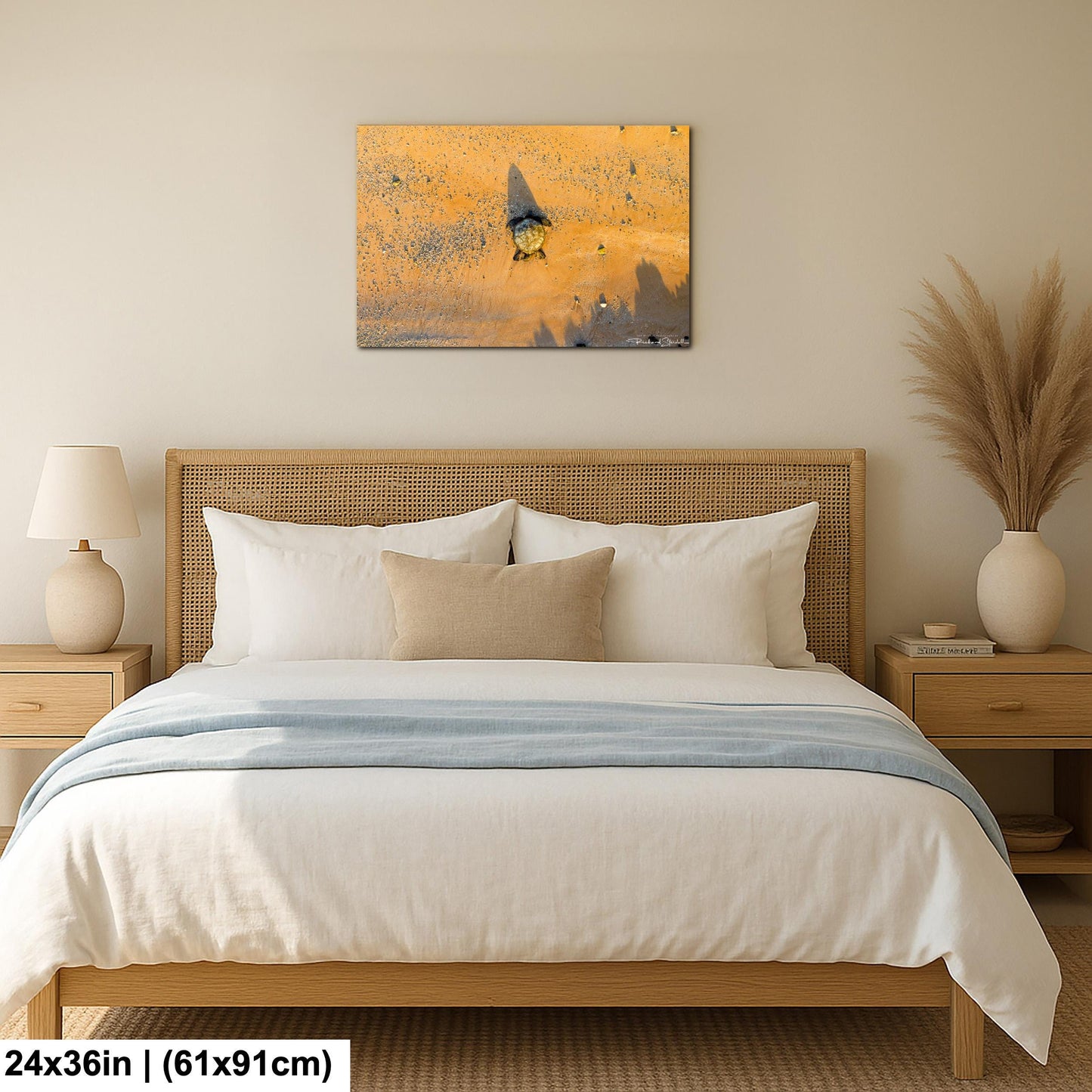 Sea Turtle Wall Art: Maui Ocean View - Tropical Coastal Decor