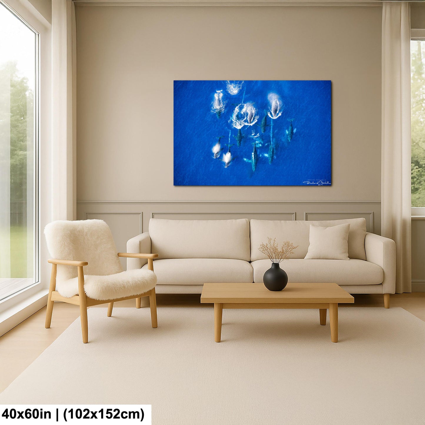 Humpback Whale Wall Art – Ocean Animal Print | Ready To Hang Canvas & Metal