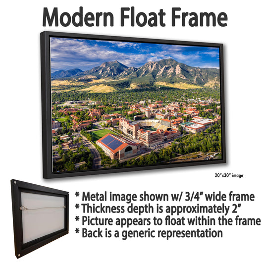 CU Boulder Wall Art – Folsom Field Print | Flatirons Landscape Art Canvas