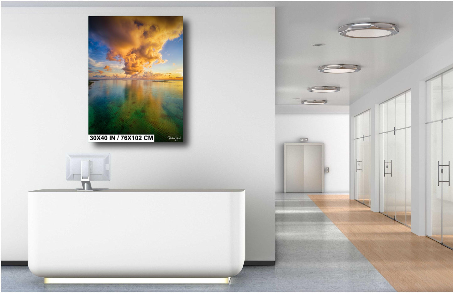 Florida Keys Wall Art – Tropical Seascape Decor | Sunset Ocean Print Canvas