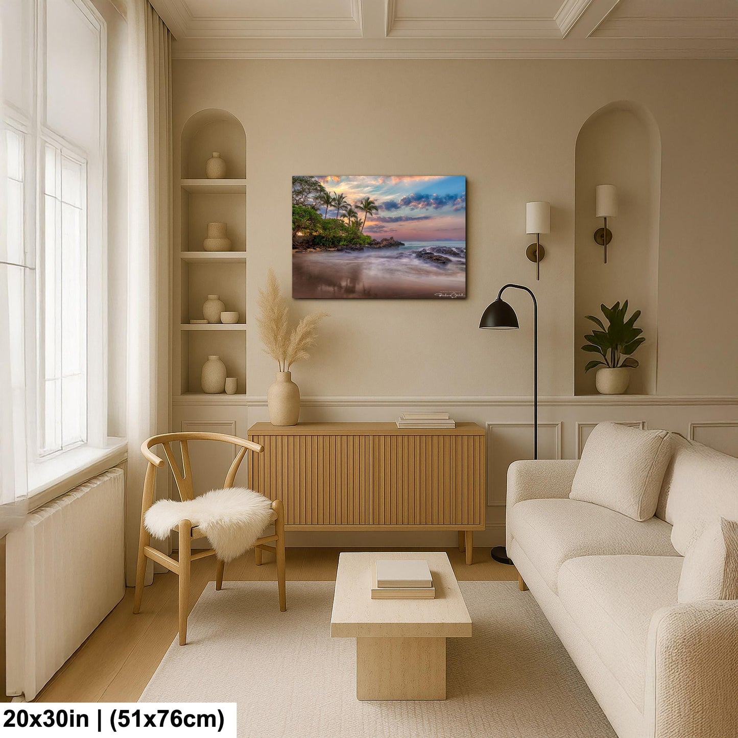 Maui Secret Beach Print - Premium Wall Print & Ready To Hang Canvas Wall Decor
