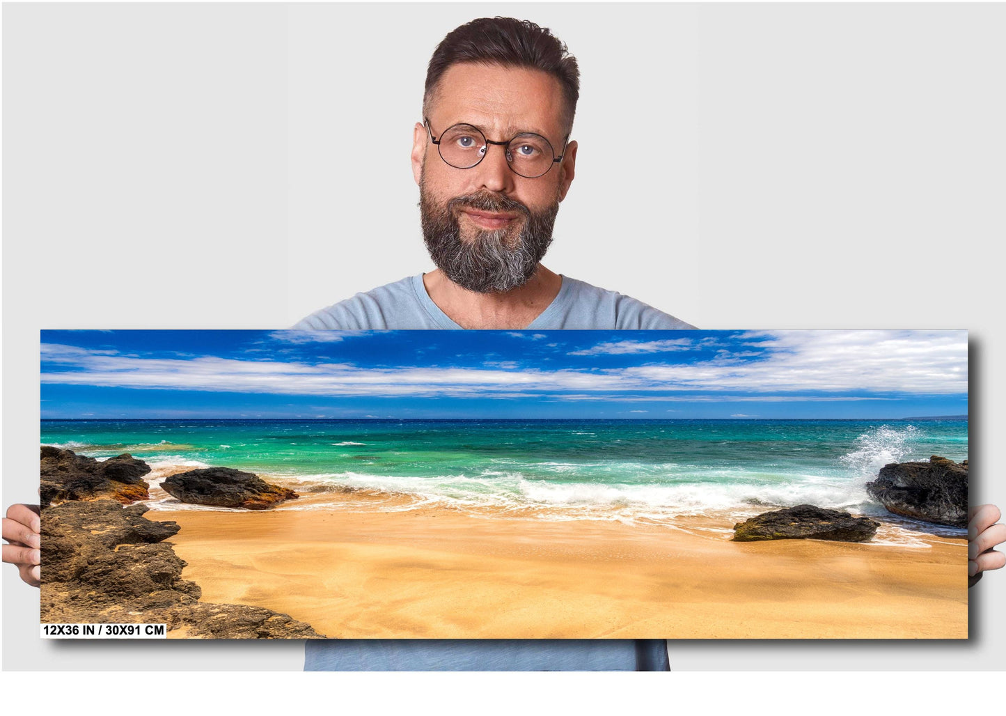 Maui Beach Wall Art – Tropical Paradise Art | Serene Coastal Photography Print