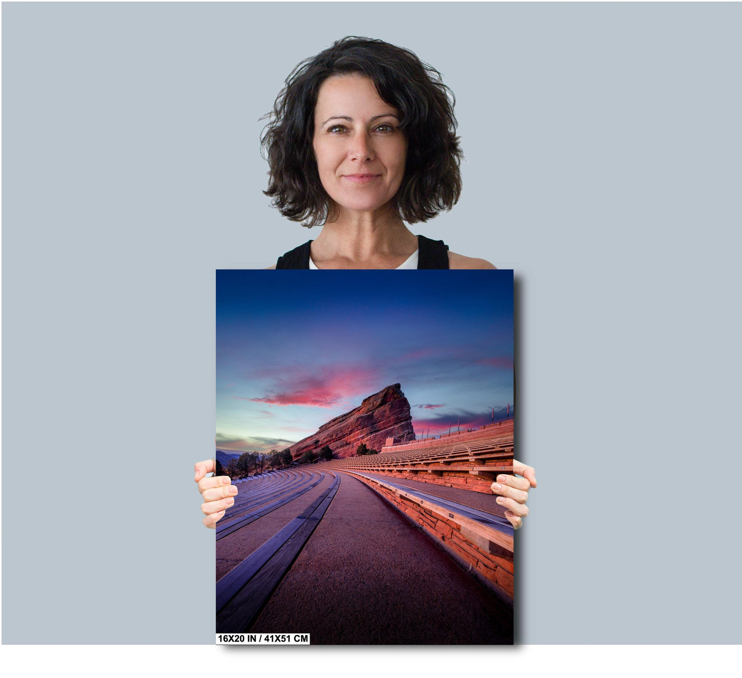 Red Rocks Landscape Print – Colorado Wall Art | Sunrise Canvas & Metal Decor