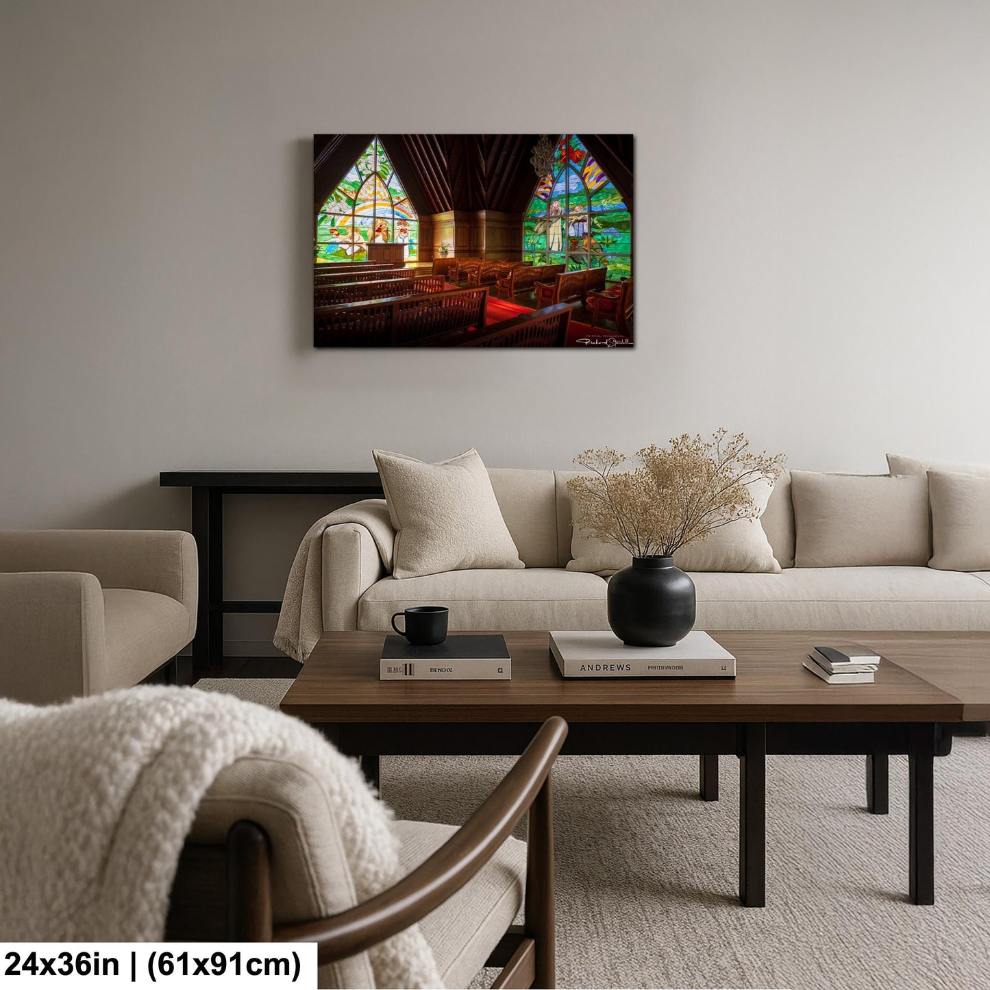 Wailea Chapel Maui Print (Ready to Hang or Paper)
