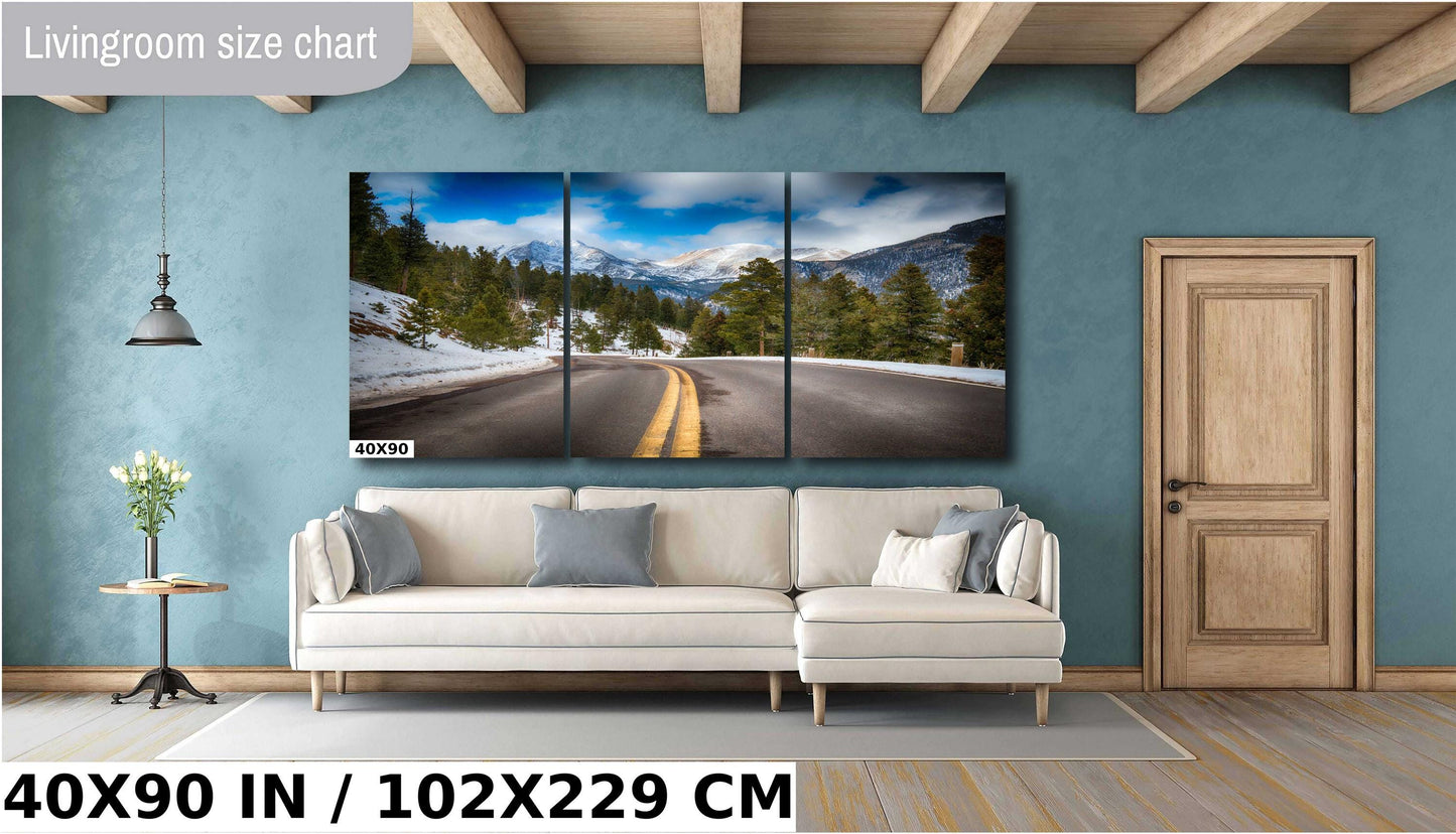 Rocky Mountains Wall Art - Mountain Landscape Canvas | Nature Photography Print