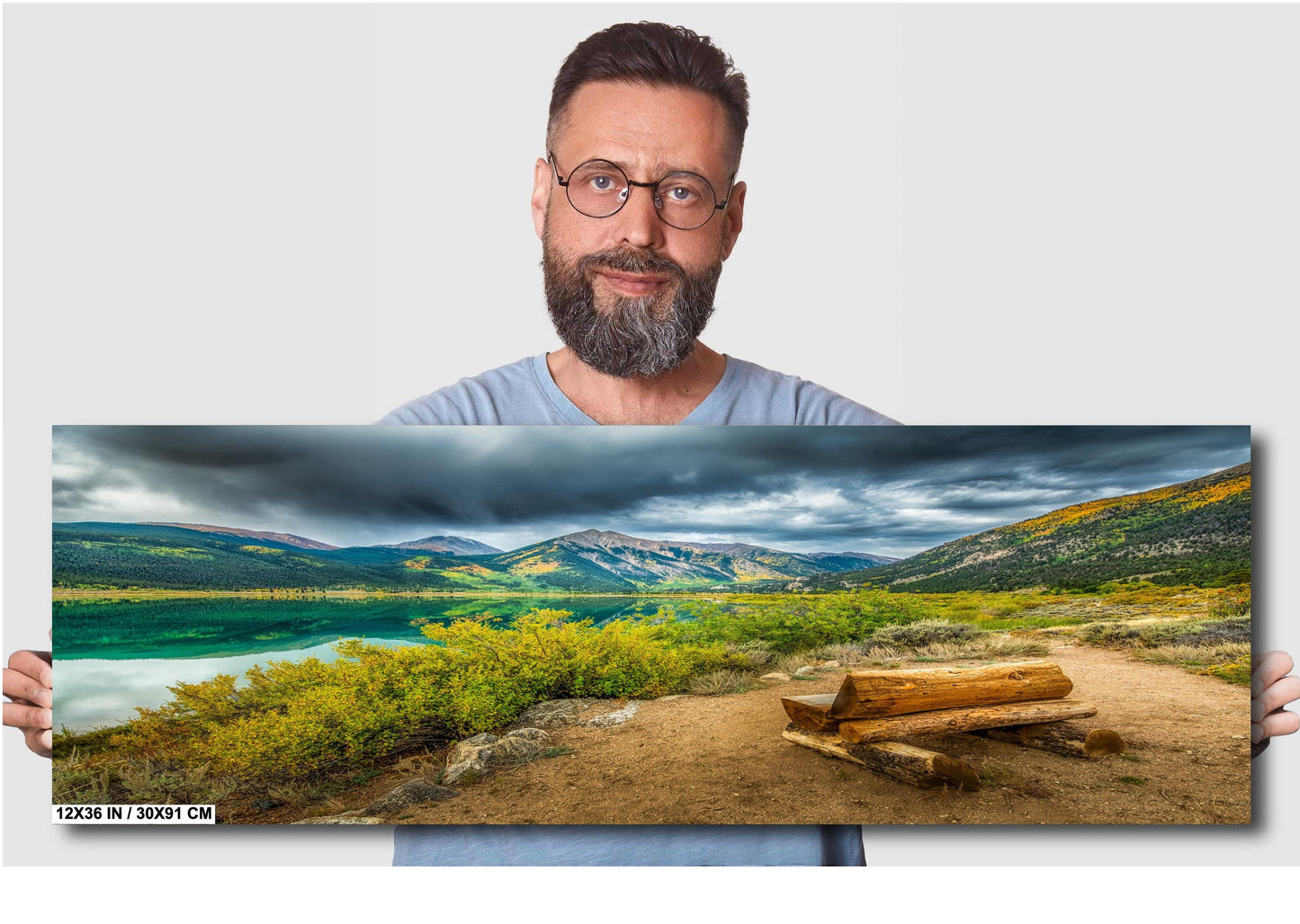 Twin Lakes Colorado Photo - Mountain Wall Art | Ready To Hang Canvas Print