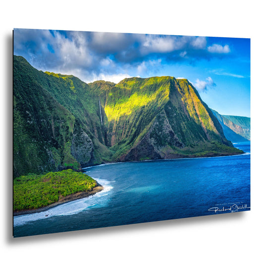 MoloKa'i Island Photo Print - Sunrise Ocean Wall Decor