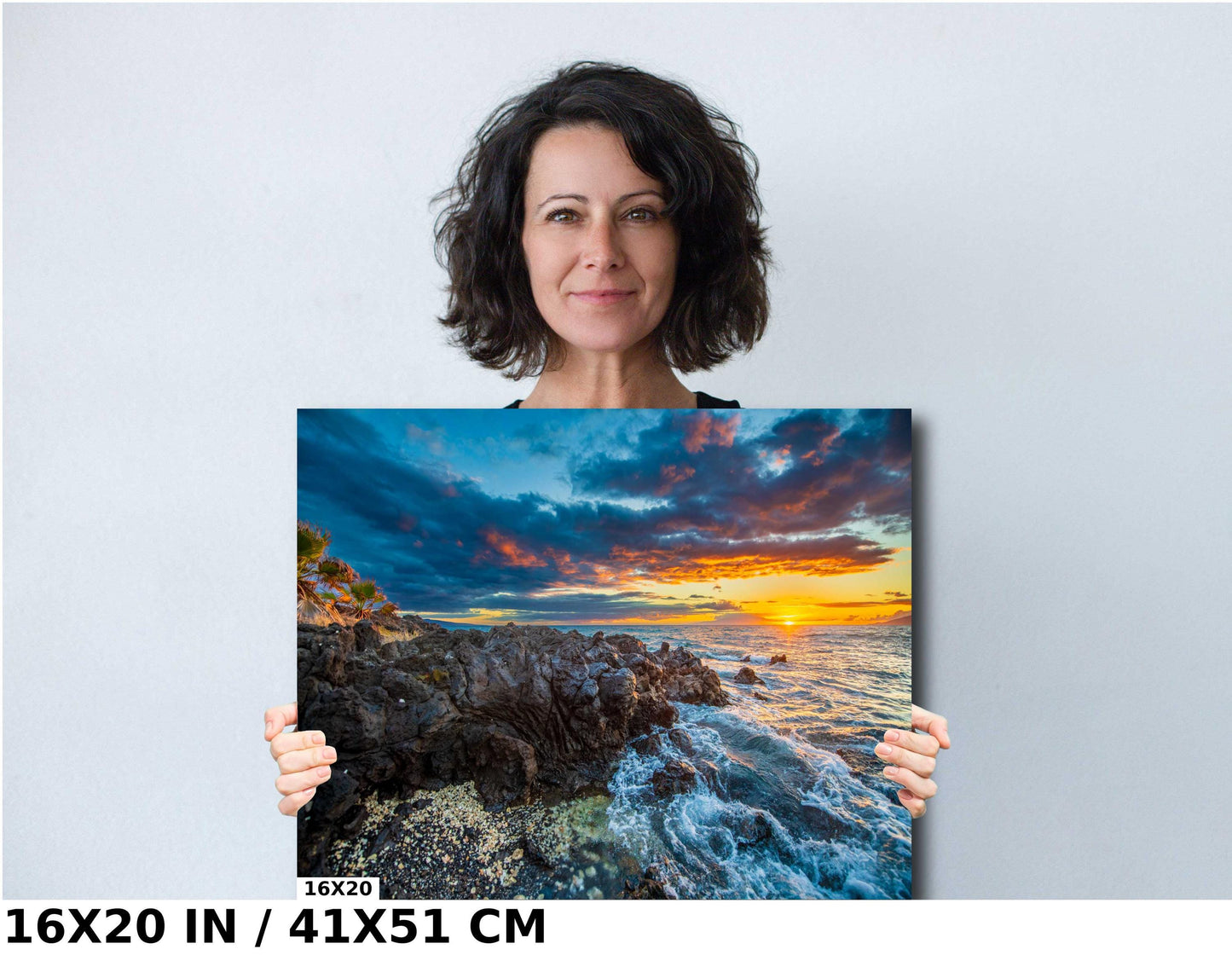 Maui Sunset Canvas Print - Vibrant Tropical Sunset | Ready To Hang Wall Decor