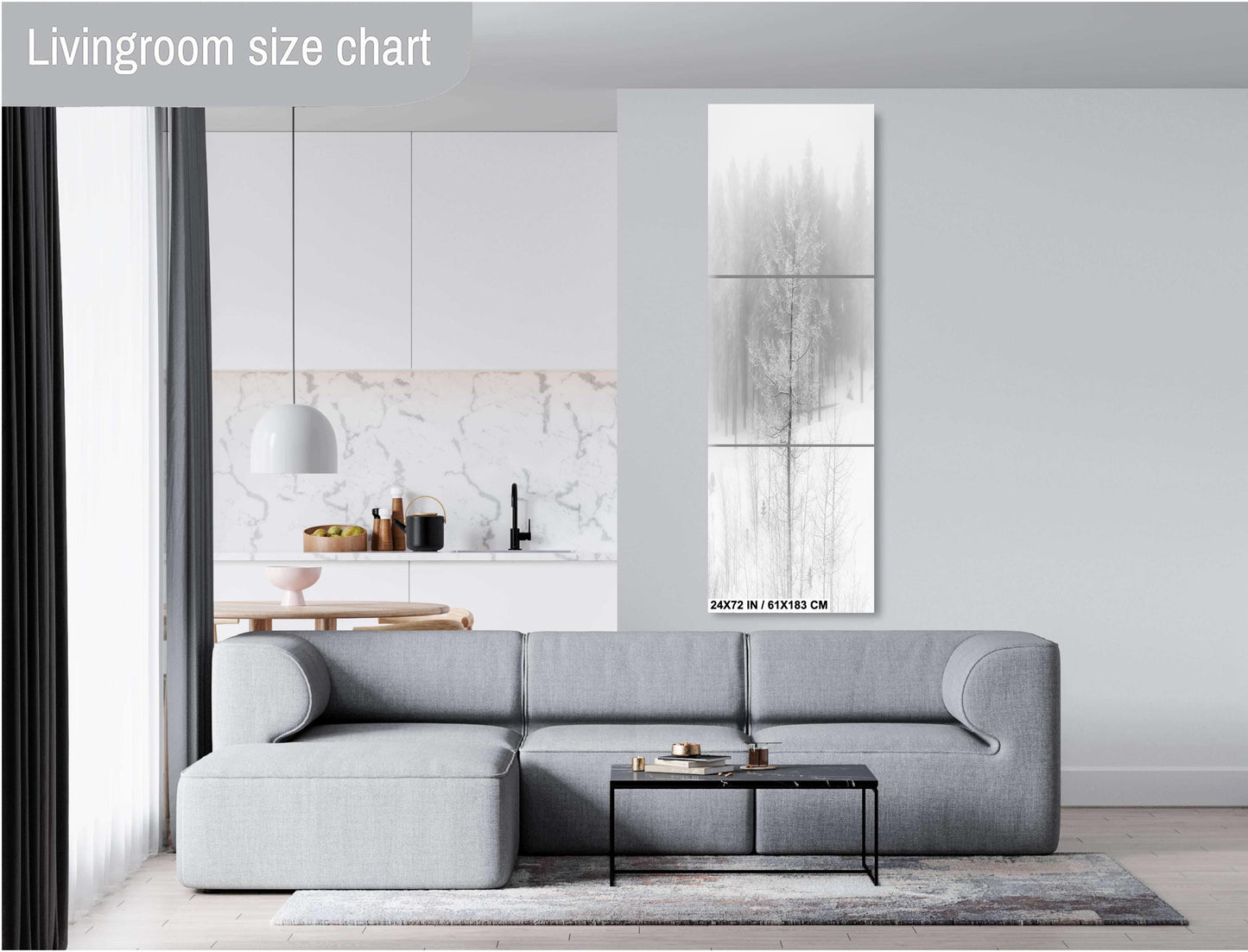 Winter Landscape Decor – Cozy Cabin Snowy Scene Print | Rustic Seasonal Wall Art