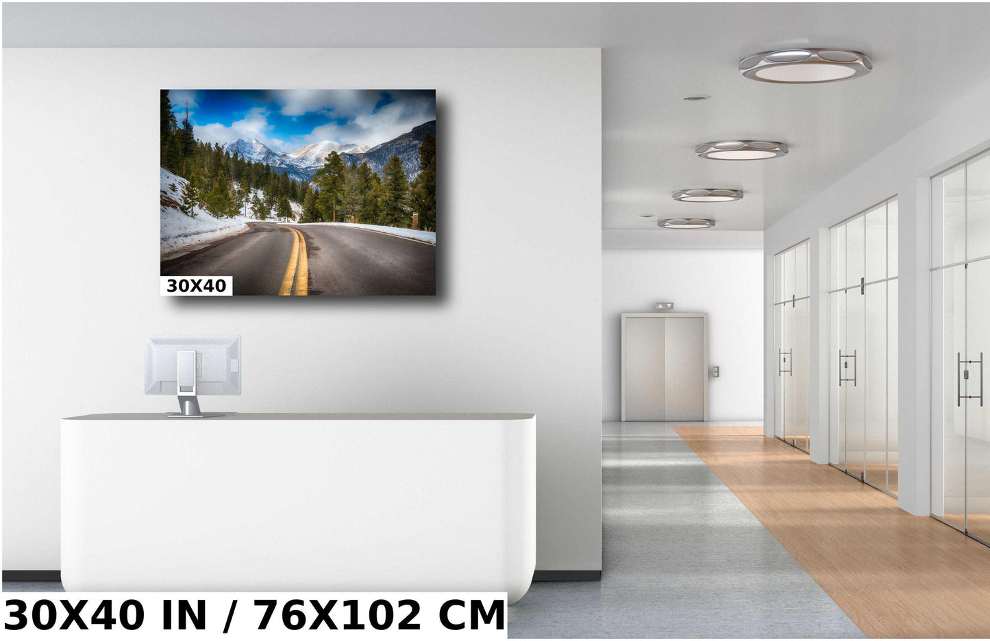 Rocky Mountains Wall Art - Mountain Landscape Canvas | Nature Photography Print