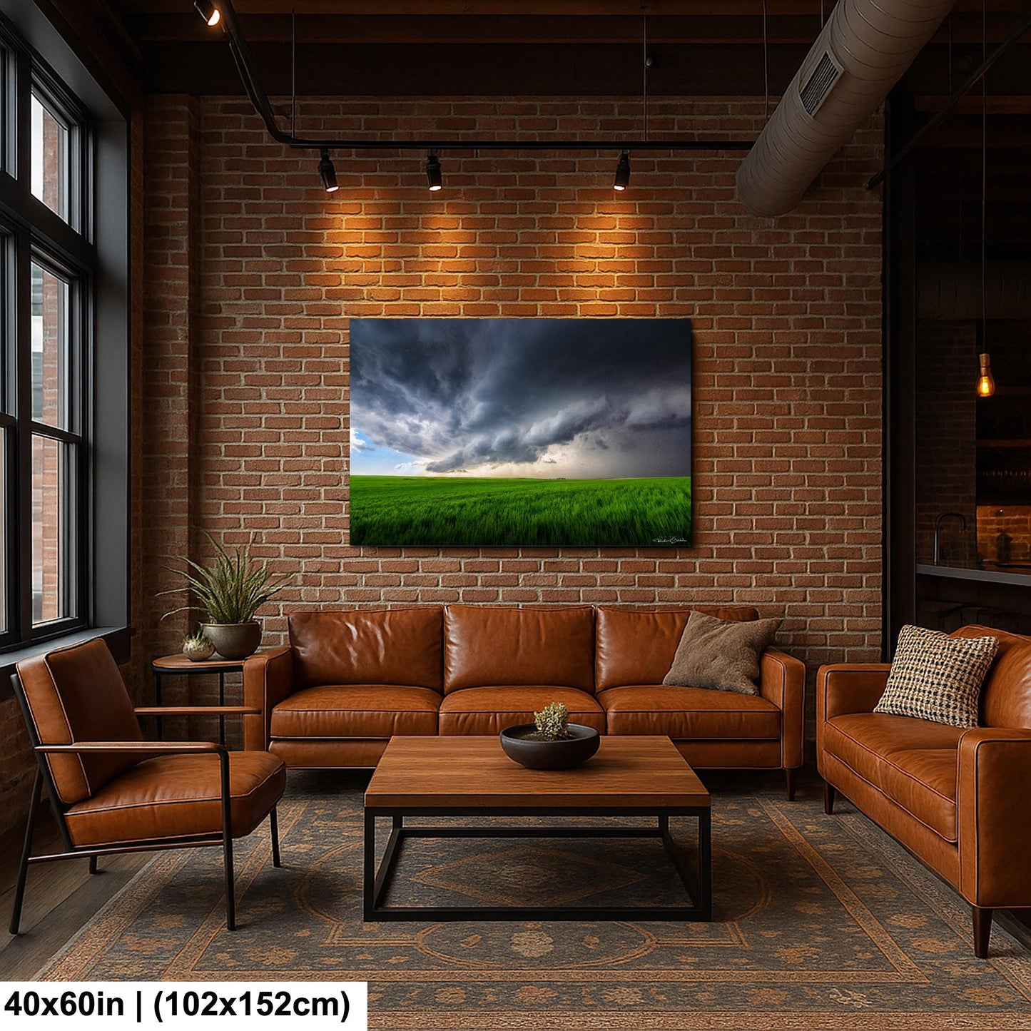 Supercell Storm Photo Print, Dramatic Clouds (Multiple Sizes)