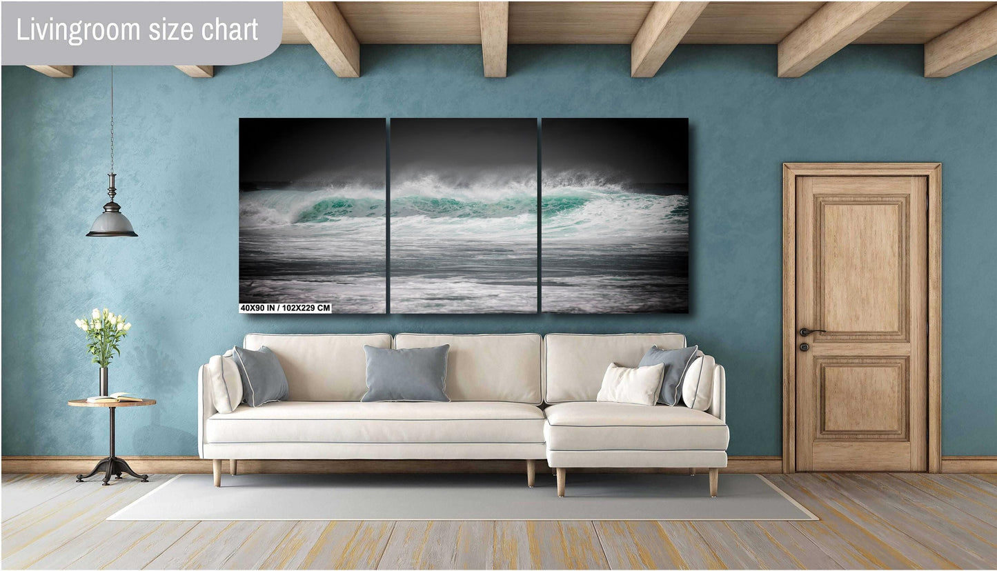 Maui Surf Wall Art – Vivid Ocean Wave Photography | Coastal Home Art Print