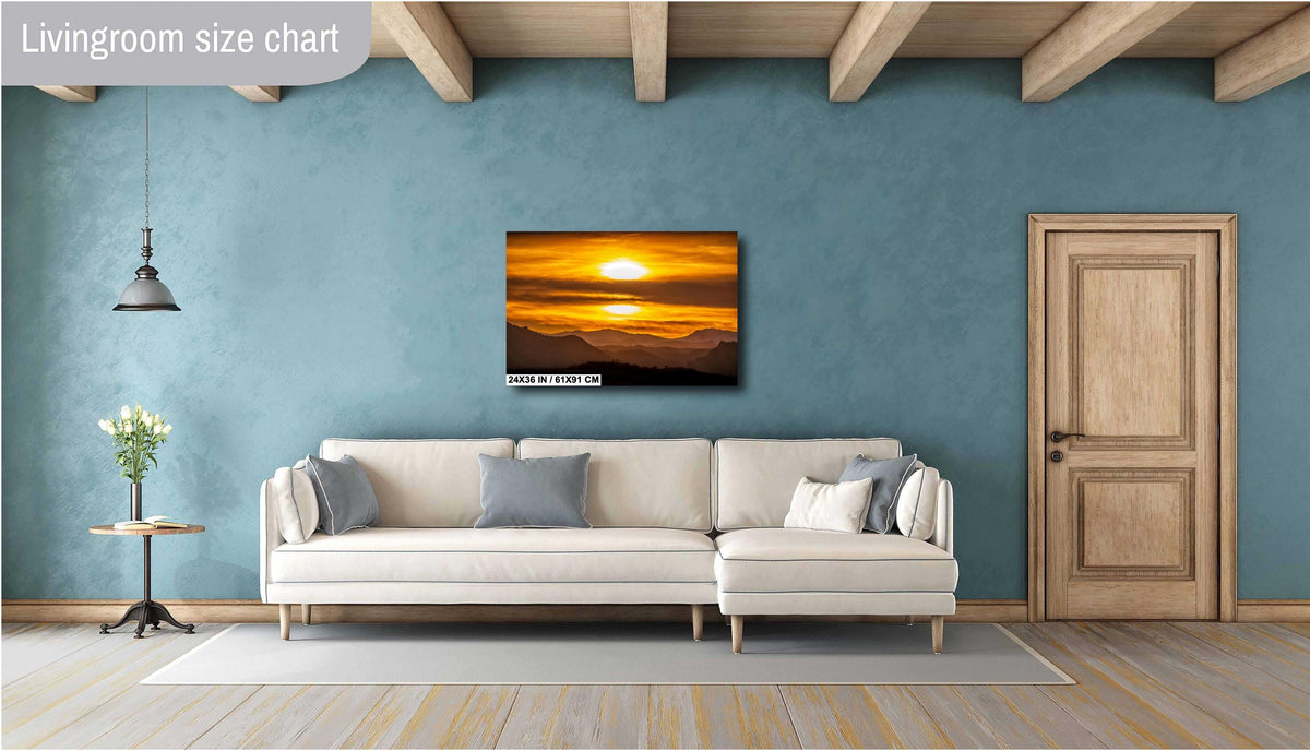 Colorado Sunset Wall Art - Vibrant Mountain Landscape Acrylic Print