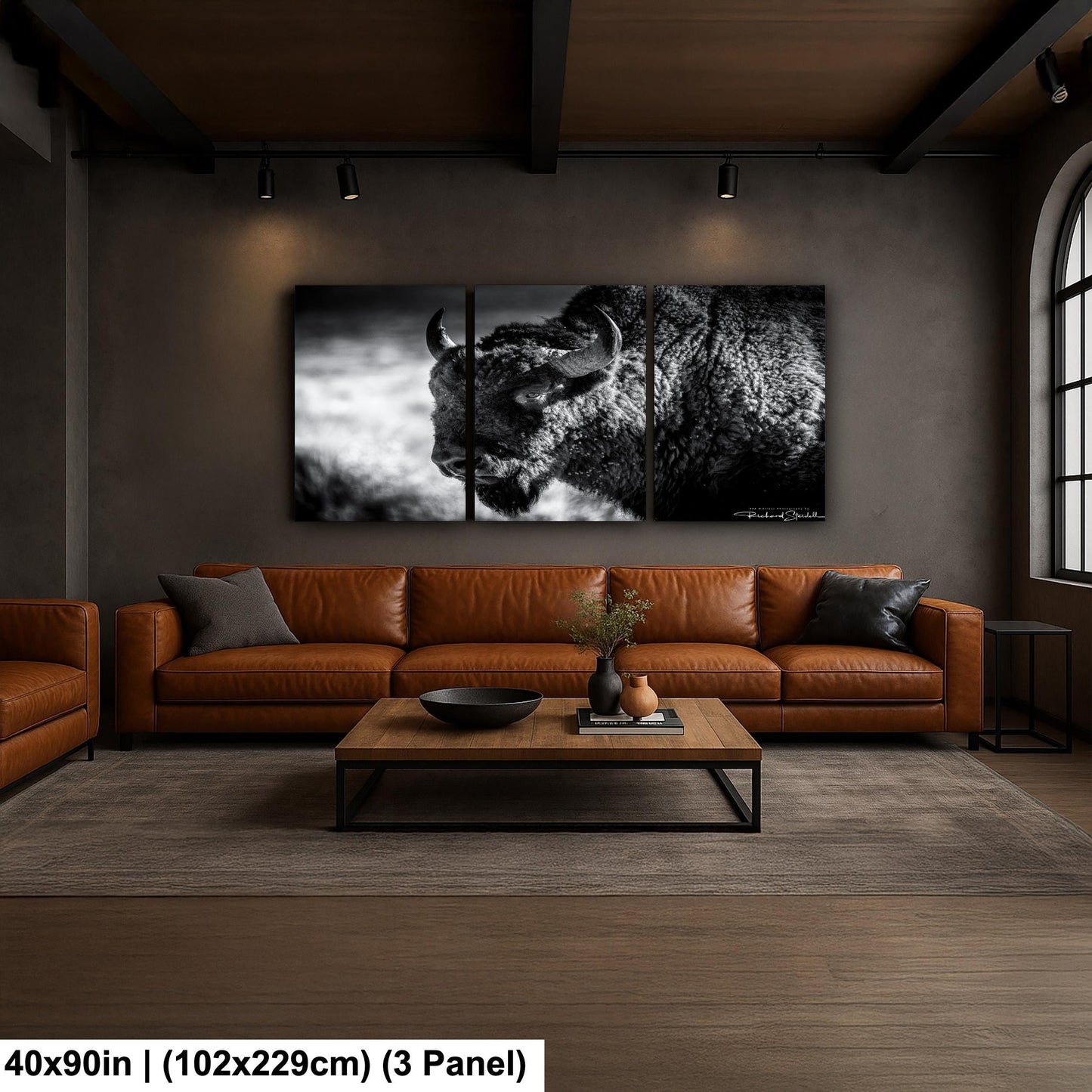 Buffalo Wall Art: Rustic Wildlife Photography - Ready to Hang