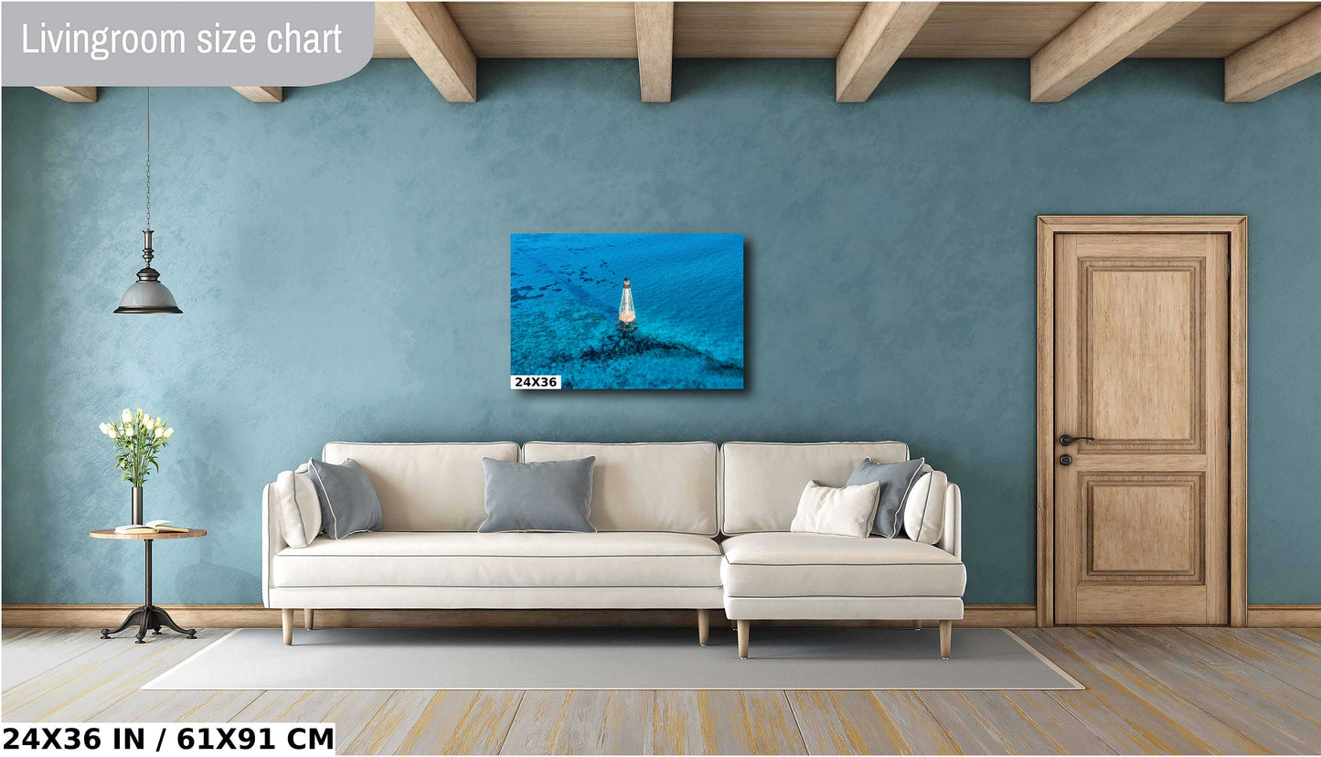 Florida Keys Wall Art – Tropical Coastal Decor | Beach House Wall Hanging