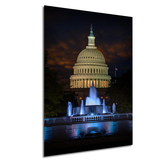 U.S. Capitol Wall Art - Premium Capitol Canvas Print | Washington DC Decor